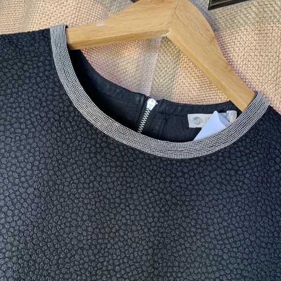 Medium Lila Rose Black Dress with silver neckline - Picture 2 of 3